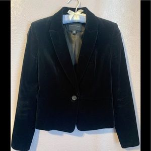 Blazer velvet black Banana Republic